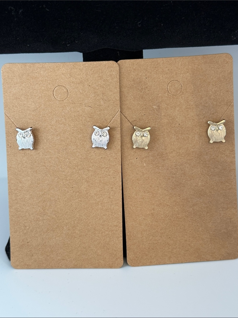 Park Lane Silver and Gold Tone Stud Earring Pair